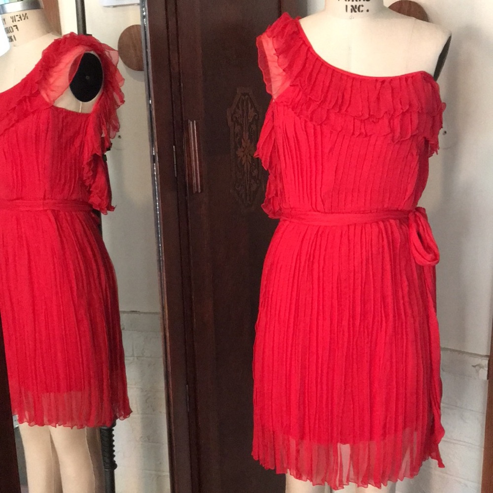 Kate Moss x Topshop Dress. UK Size 6/Euro 34 Fits like XS. Bright Red 🍎🍒